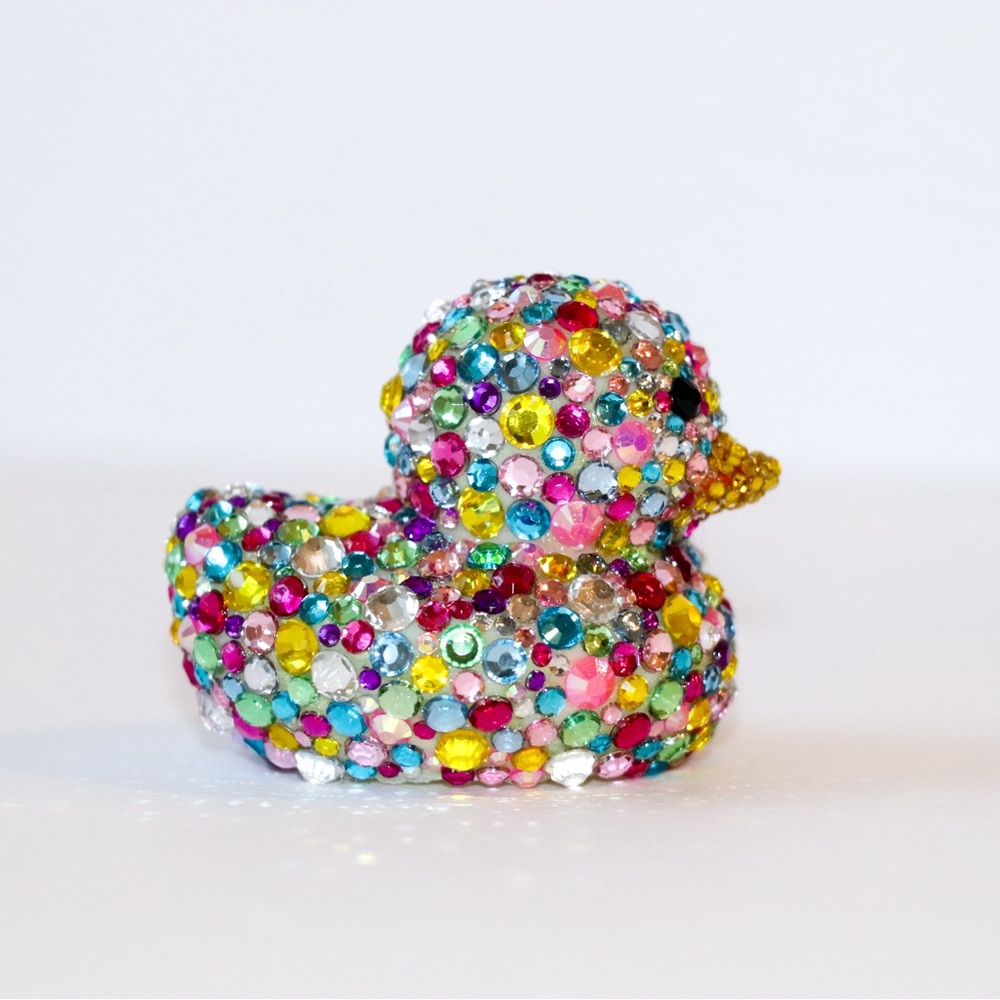 Rhinestone Jeep Rubber Duck, Rubber Ducky, Jeep Ducking, Glow in the dark